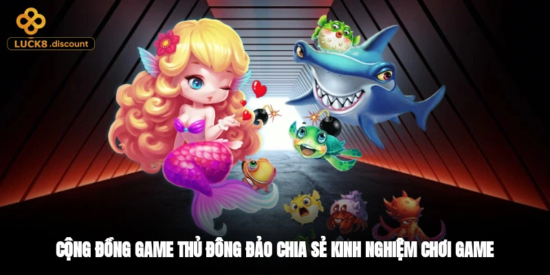Cộng đồng game thủ đông đảo, chia sẻ kinh nghiệm chơi game
